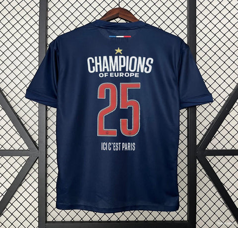 2024/25 PSG Home Jersey Set – Includes Final Match Champion Edition